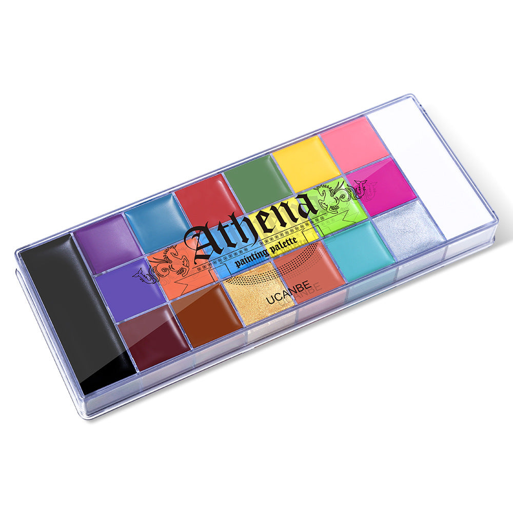 Halloween Stage Makeup Face Painting Oil Paint Palette