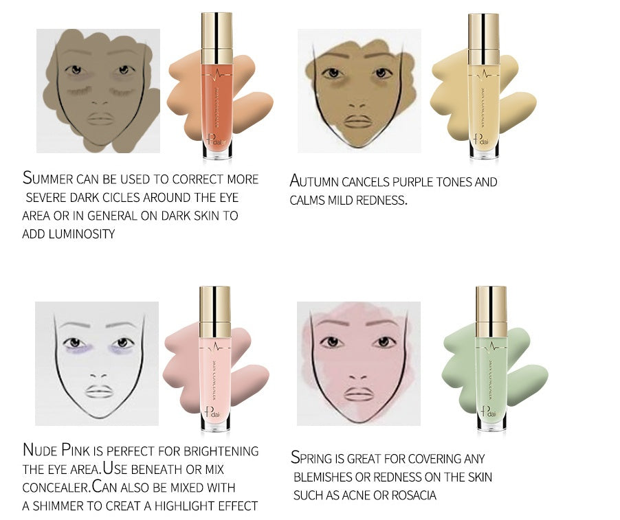 Pudaier foundation Professional Moisturizer Face Base MakeUp 
