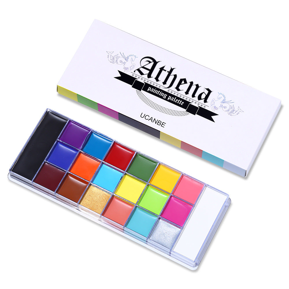 Halloween Stage Makeup Face Painting Oil Paint Palette
