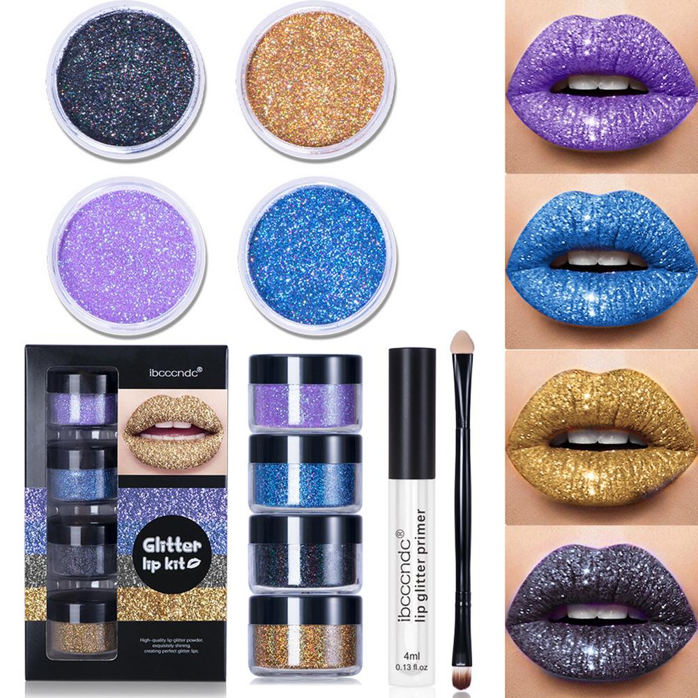 Glitter Lip Gloss Lipstick Shiny DIY Diamond Kit