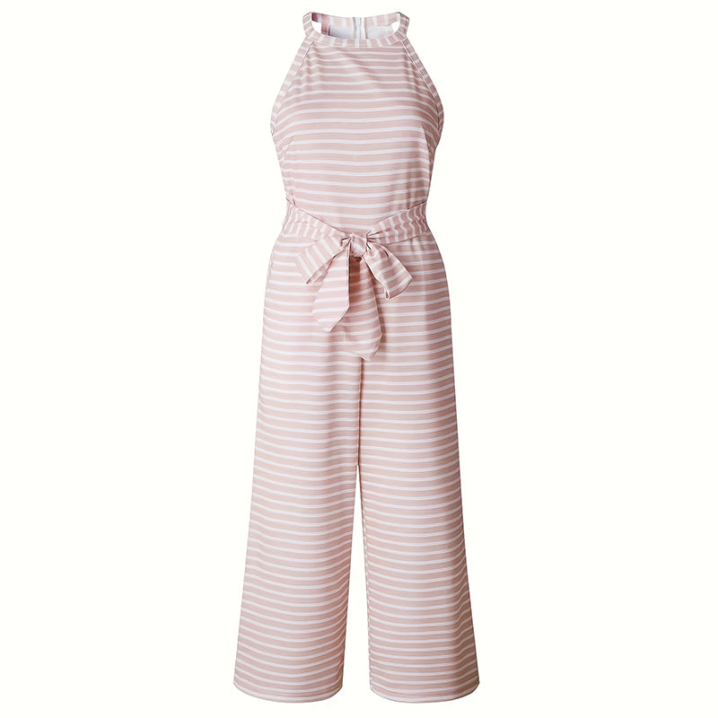 Womens Casual Striped Jumpsuits