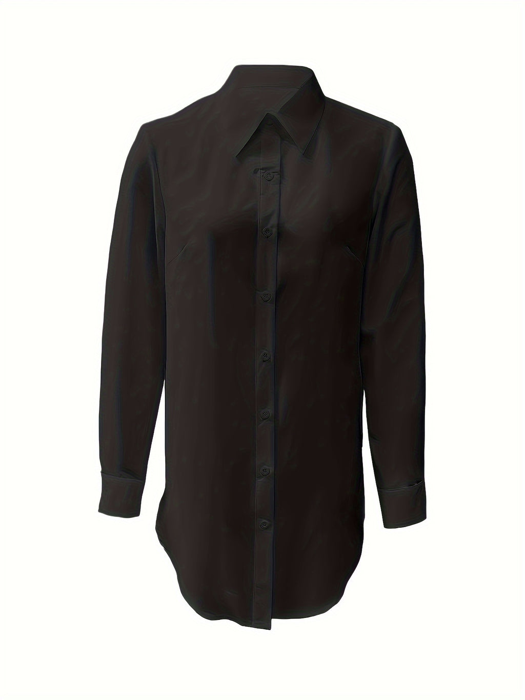 Long And Simple Casual Shirts