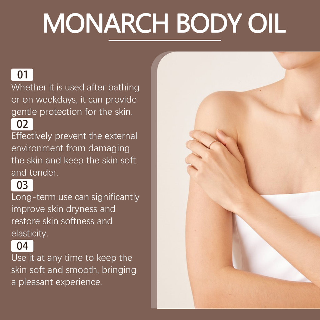Applying OUHOE Body Moisturizing Oil on skin