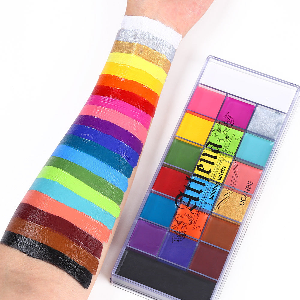 Halloween Stage Makeup Face Painting Oil Paint Palette