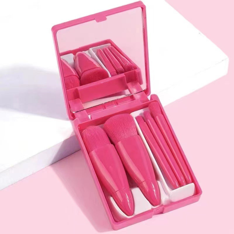 5pcs Travel Size Makeup Brushes Set Mini Makeup Brushes