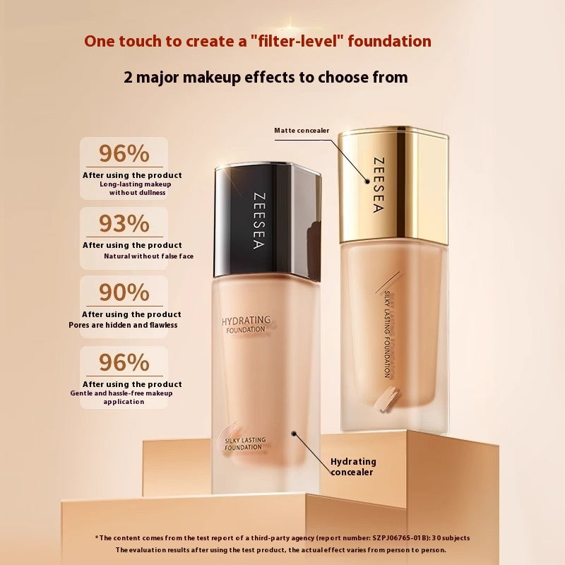 ZEESEA Liquid Foundation Concealer for Dry Oily Skin