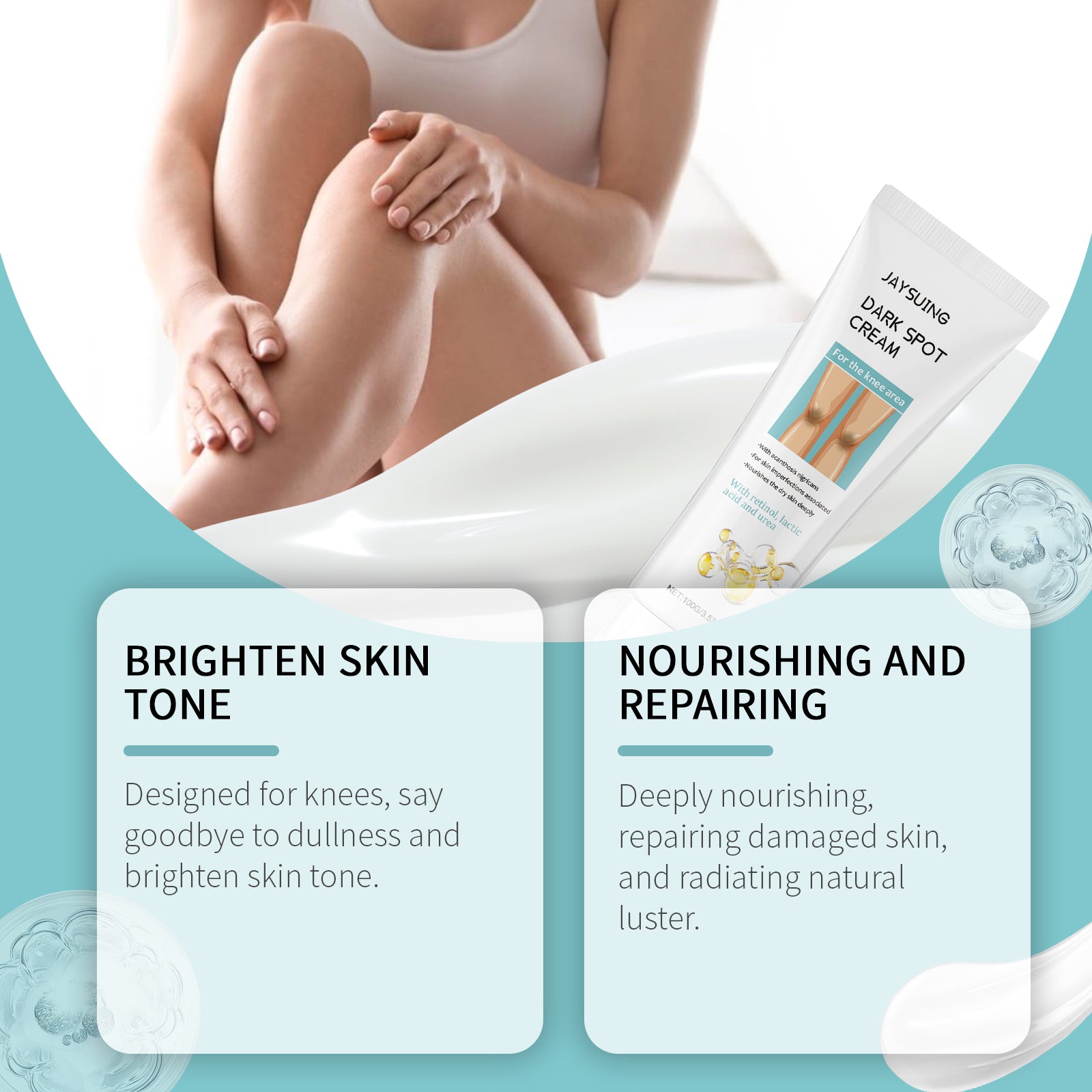 Jaysuing Knee Beauty Cream Massage