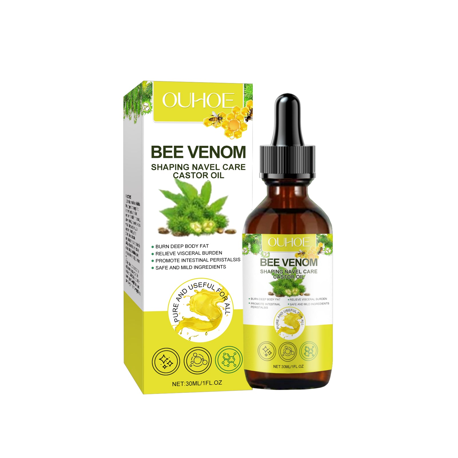 Body Slimming and Body Shaping Care Oil front bottle