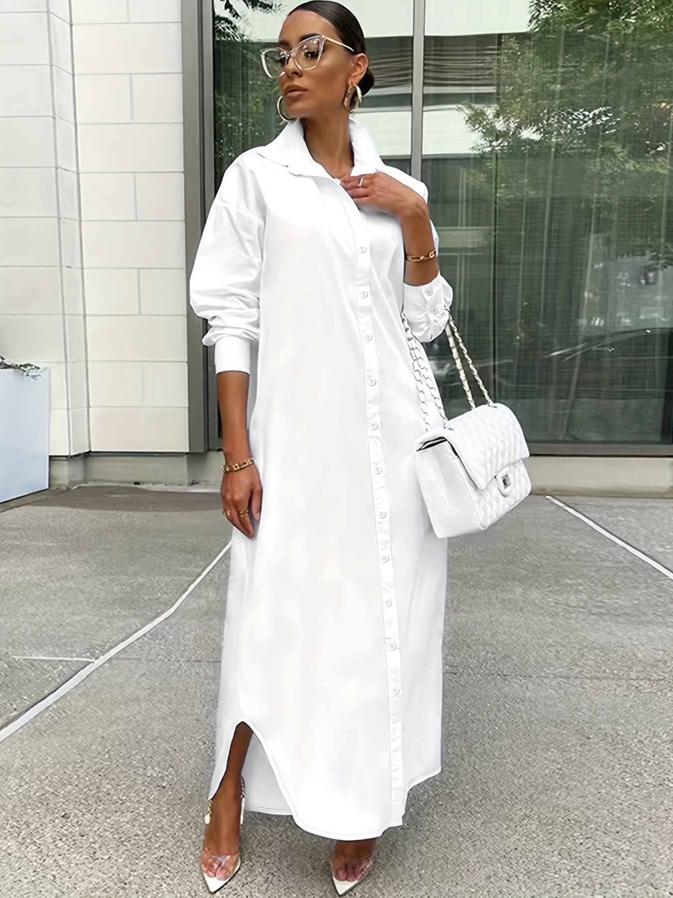 Long-sleeved Casual Shirts And Dresses 