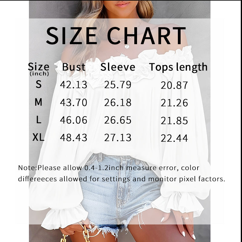 Women's Summer Off Shoulder Top