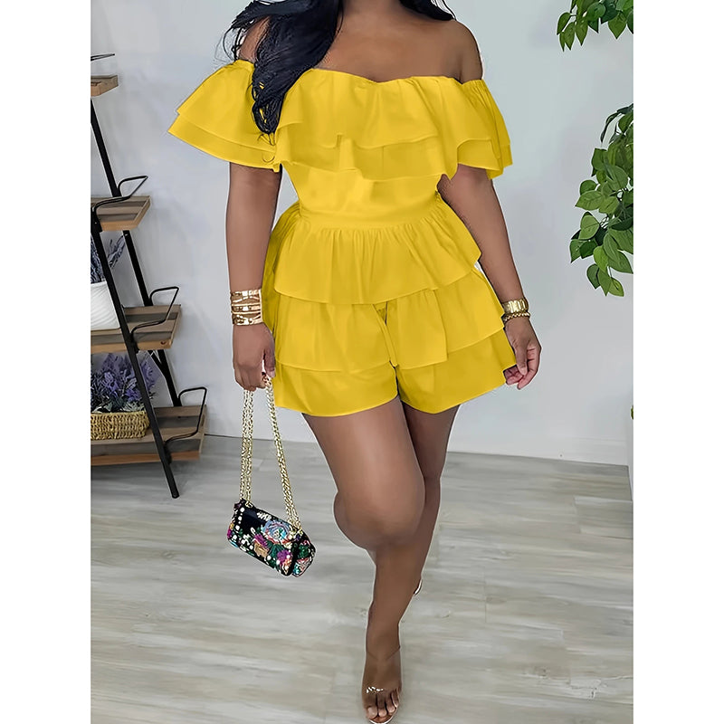 Womens Sexy Off Shoulder Rompers 