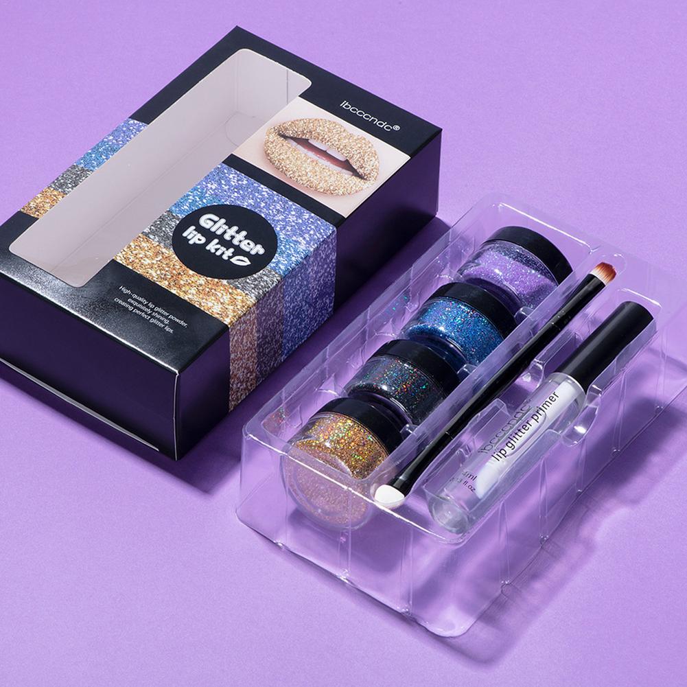 Glitter Lip Gloss Lipstick Shiny DIY Diamond Kit